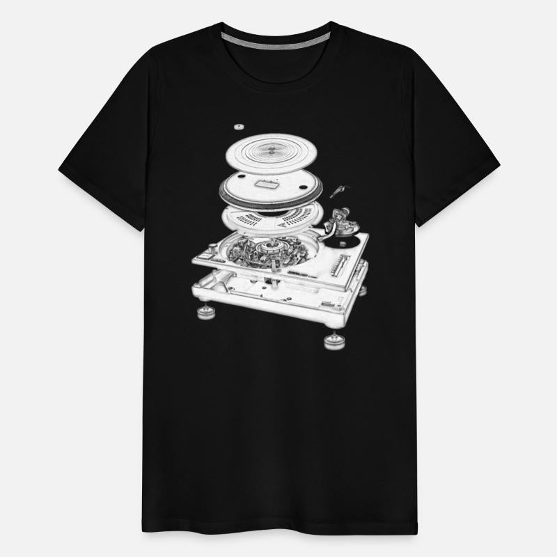 DJ Turntable 1210 exploded sketch