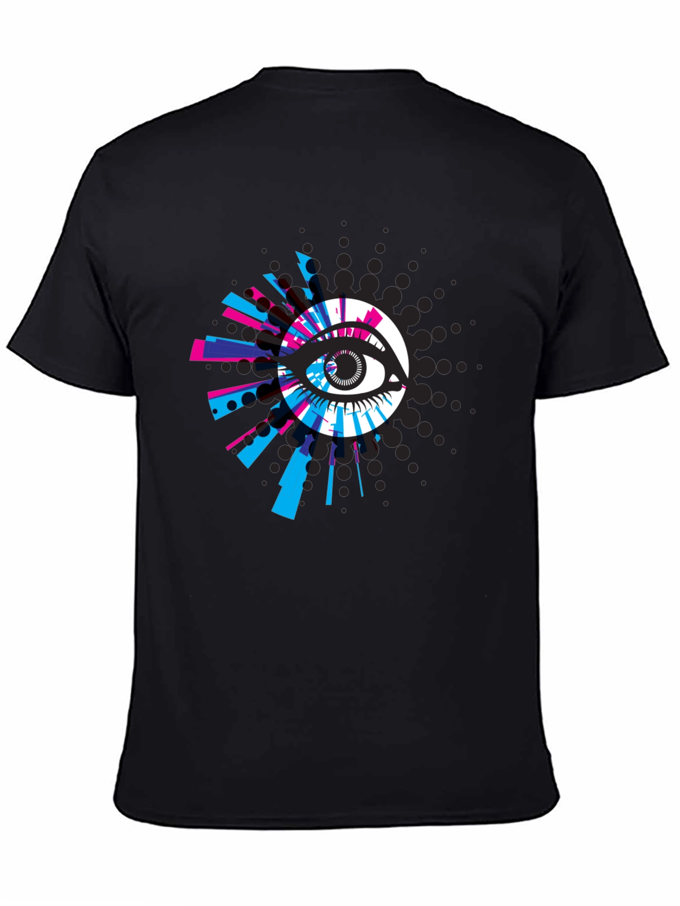 Eye Graphic Black T-Shirt - Modern Design