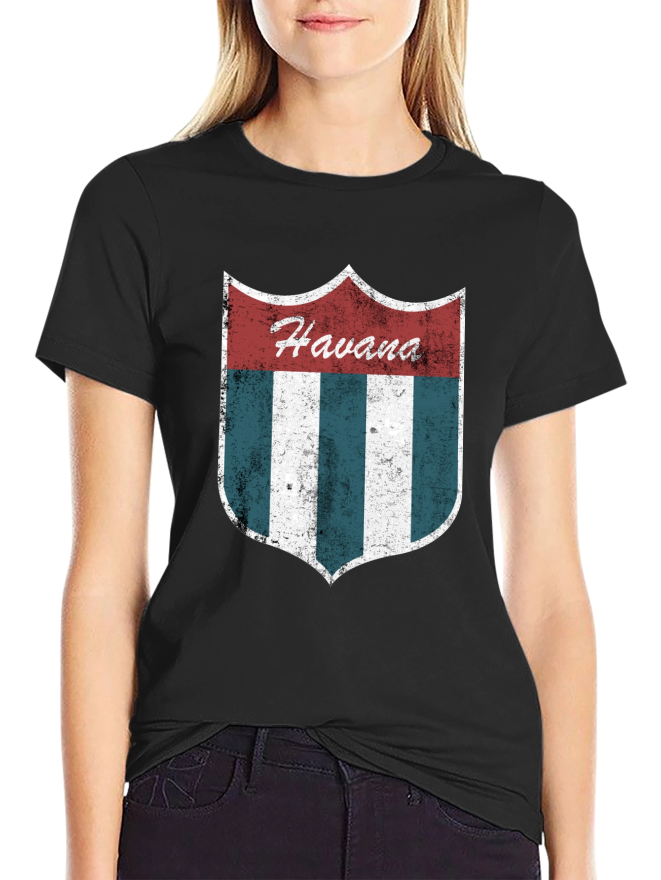 Havana Shield Graphic T-Shirt - Cuba Pride Tee