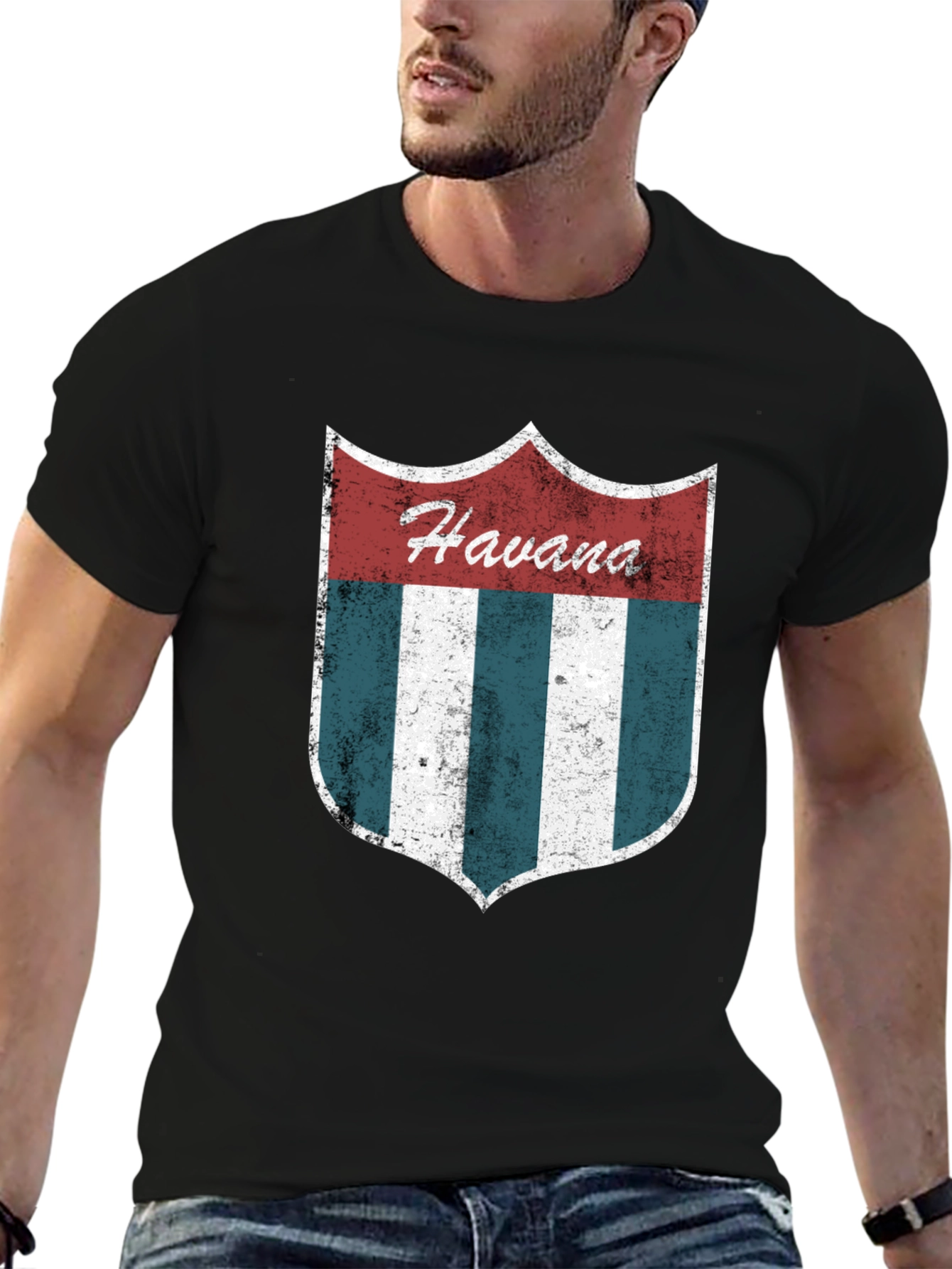 Havana Shield Graphic T-Shirt - Cuba Pride Tee