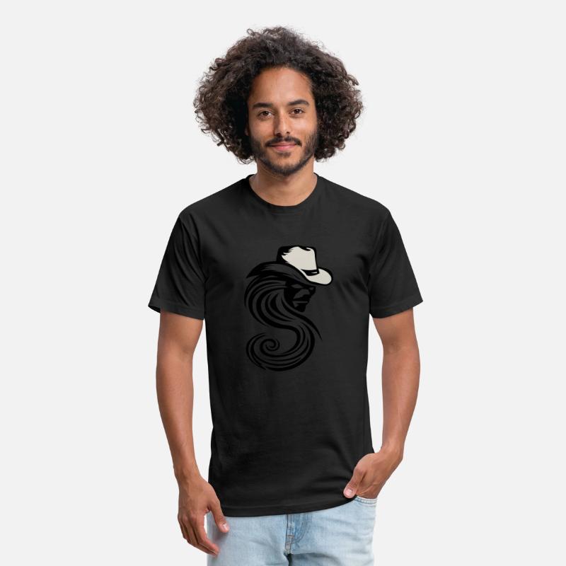 Dust Devil Cowboy Design Vector 2 Colors