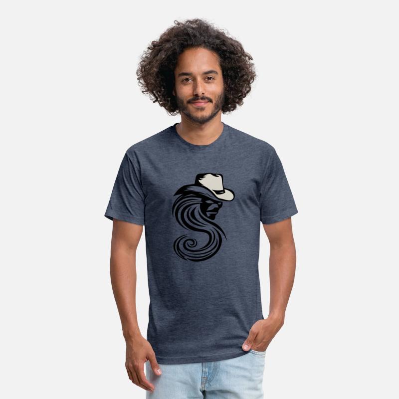 Dust Devil Cowboy Design Vector 2 Colors