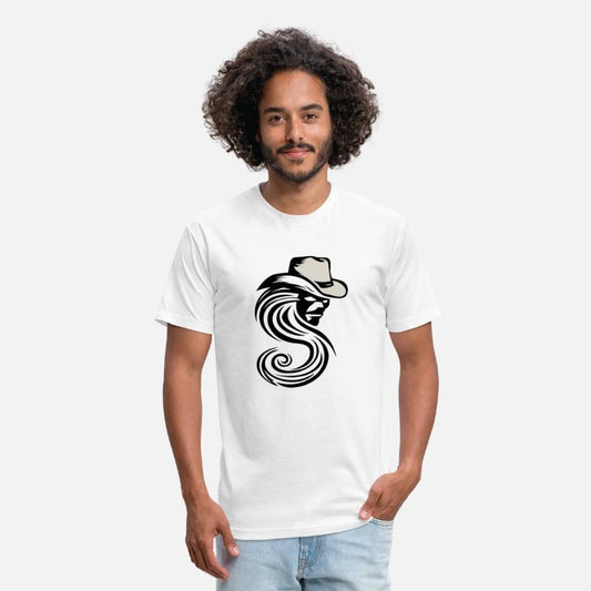 Dust Devil Cowboy Design Vector 2 Colors