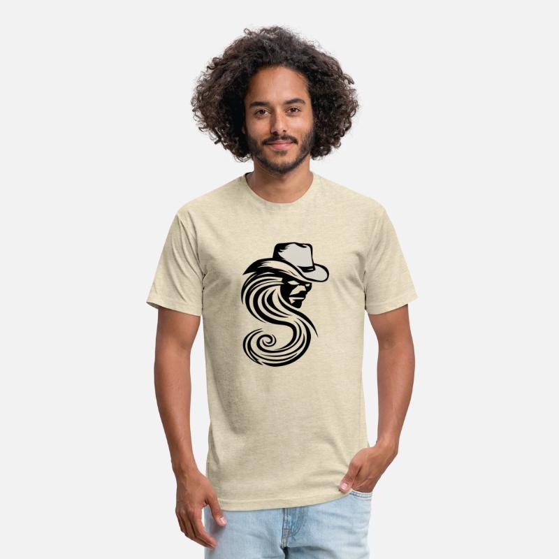 Dust Devil Cowboy Design Vector 2 Colors