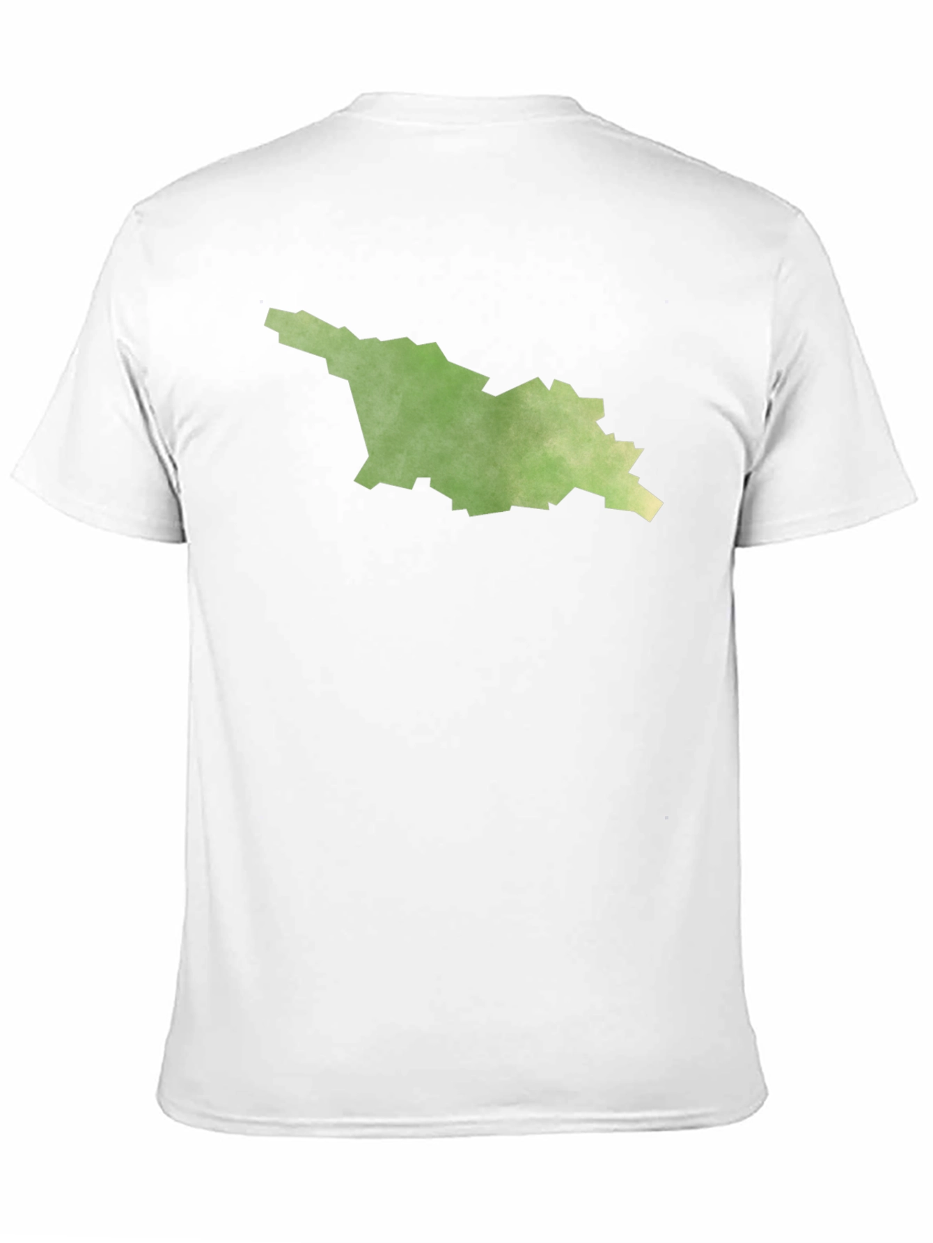 Georgia State Map Black T-Shirt