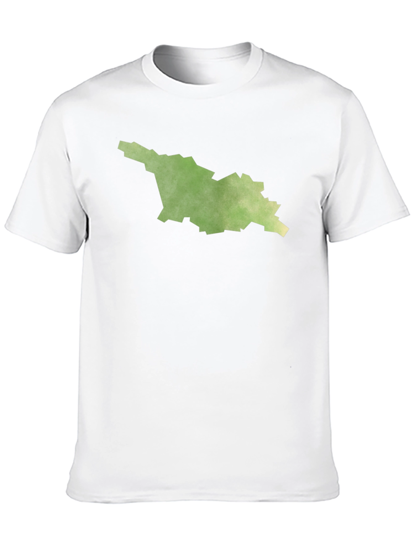 Georgia State Map Black T-Shirt