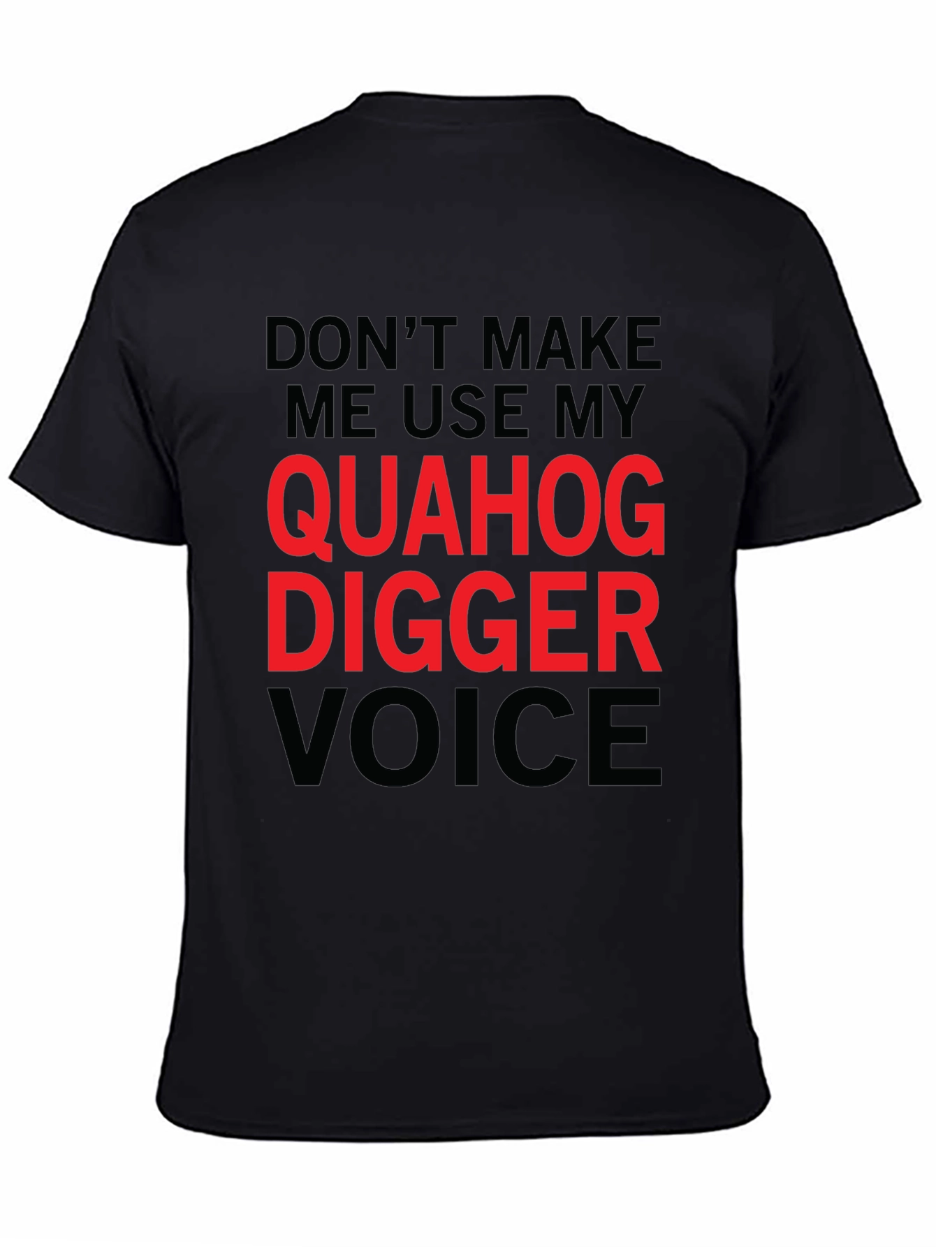 Quahog Digger Voice Graphic T-Shirt