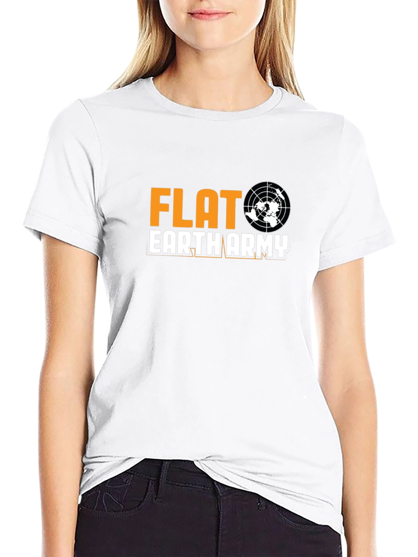 Flat Earth Army Graphic T-Shirt