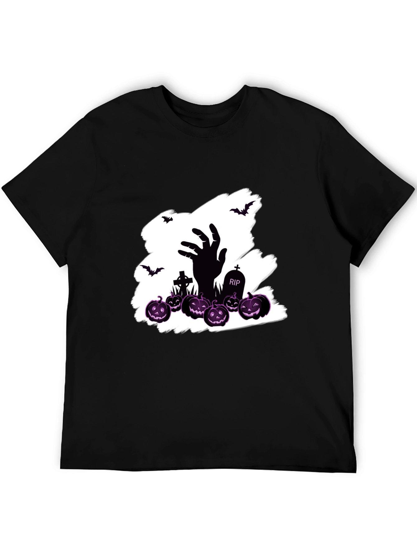 Halloween Zombie Hand Pumpkin T-Shirt