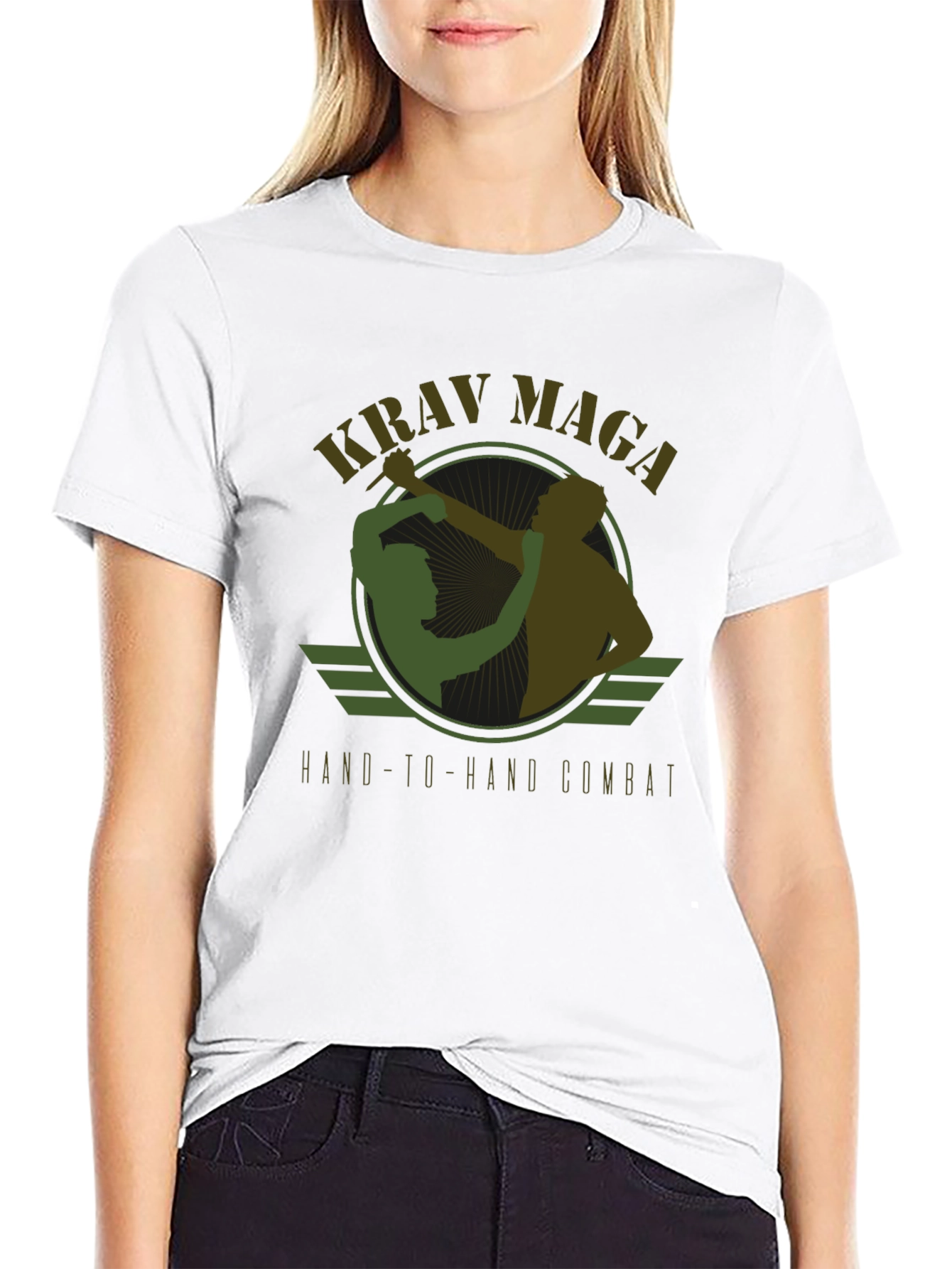Krav Maga Hand-to-Hand Combat Graphic T-Shirt