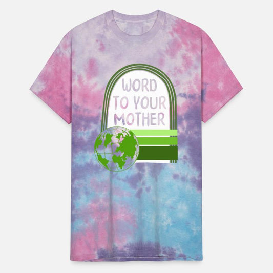 Earth Shirt, Word To Your Mother Green Earth Tee,