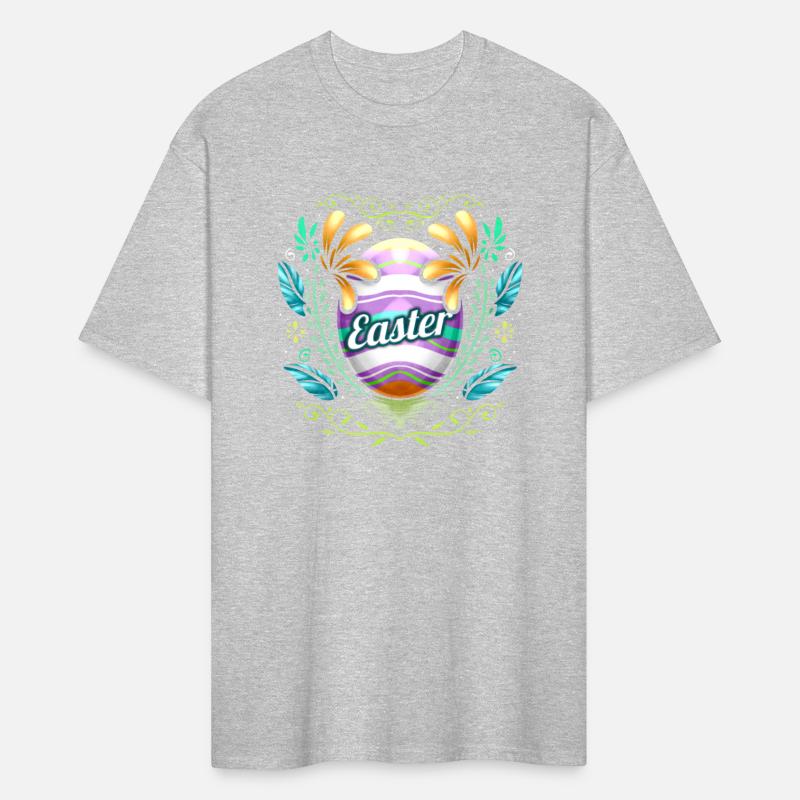 Easter Egg With Ornaments And Feathers on Easter