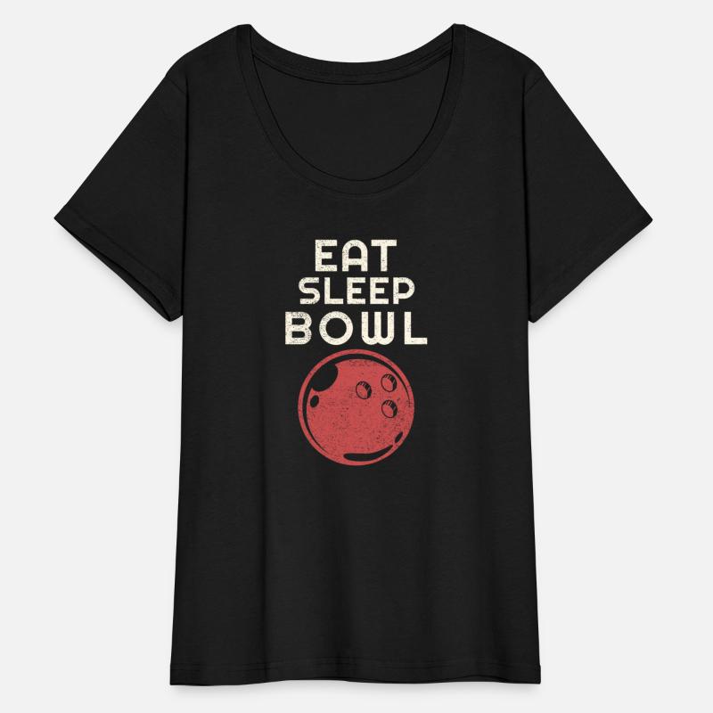 Eat Sleep Bowl Retro Bowling
