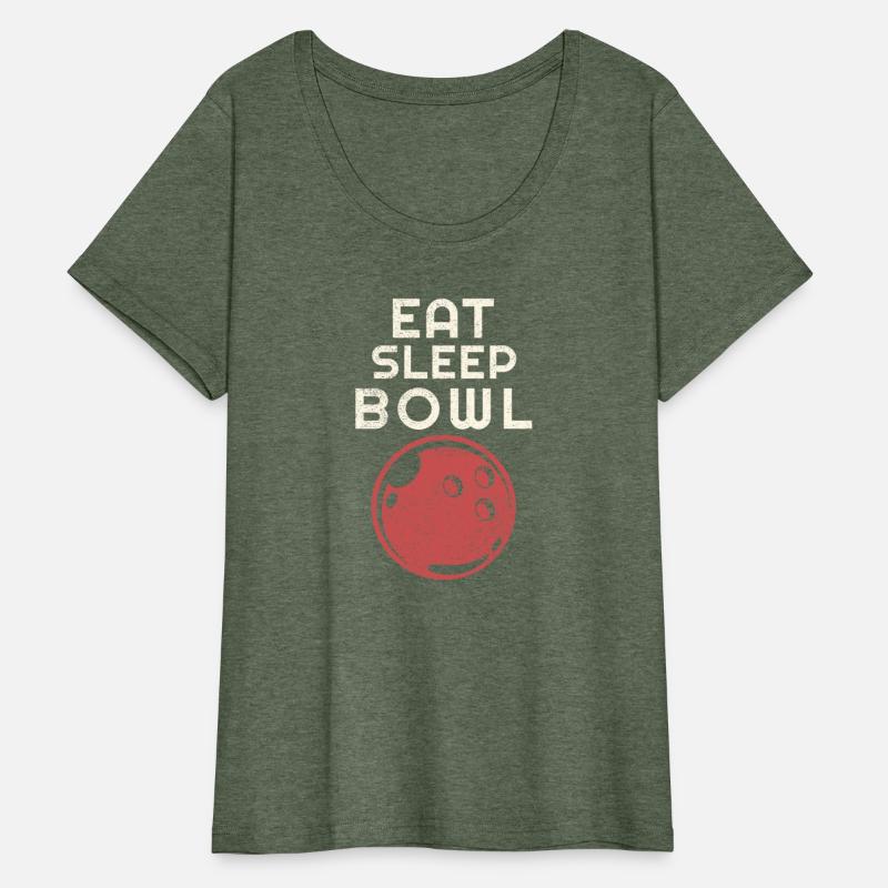 Eat Sleep Bowl Retro Bowling