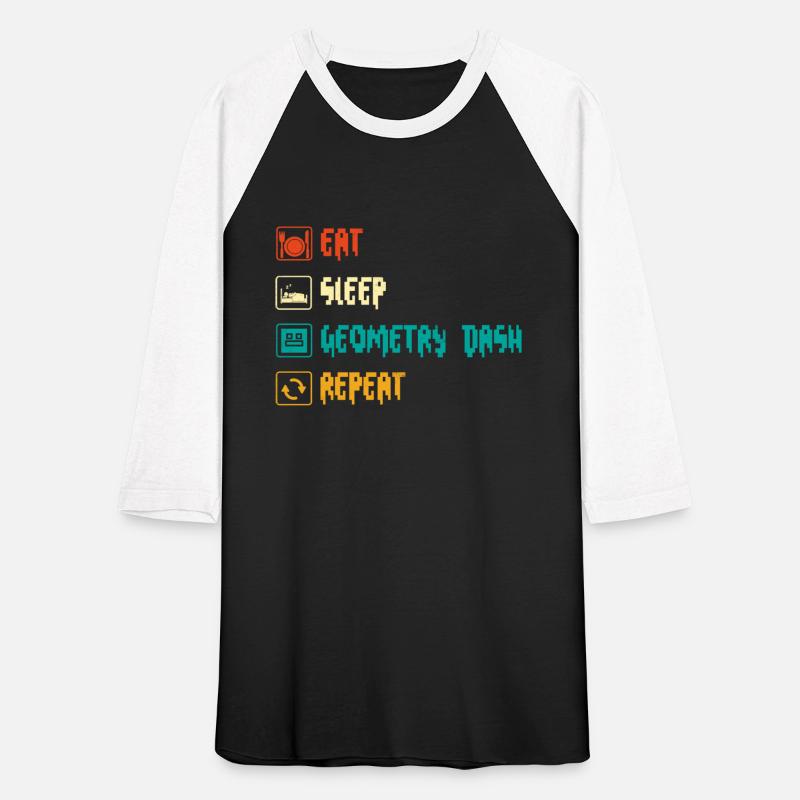 Eat sleep geometry dash repeat retro Jumper Repeat