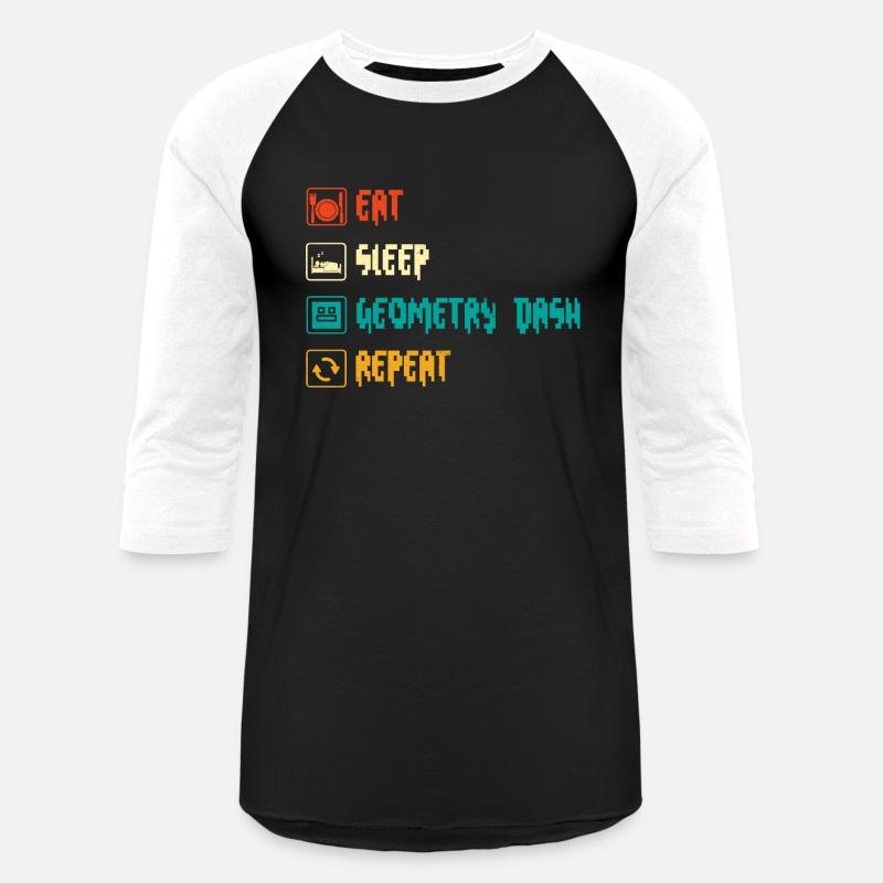 Eat sleep geometry dash repeat retro Jumper Repeat