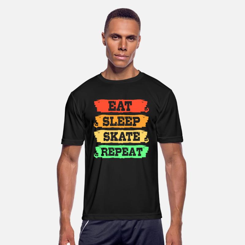 Eat Sleep Skate Repeat Retro Skateboard Longboard