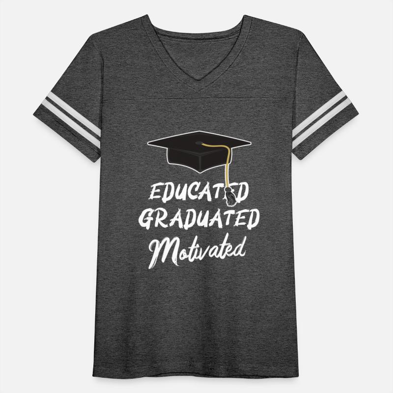 Educated Graduated Motivated Graduation Promotion