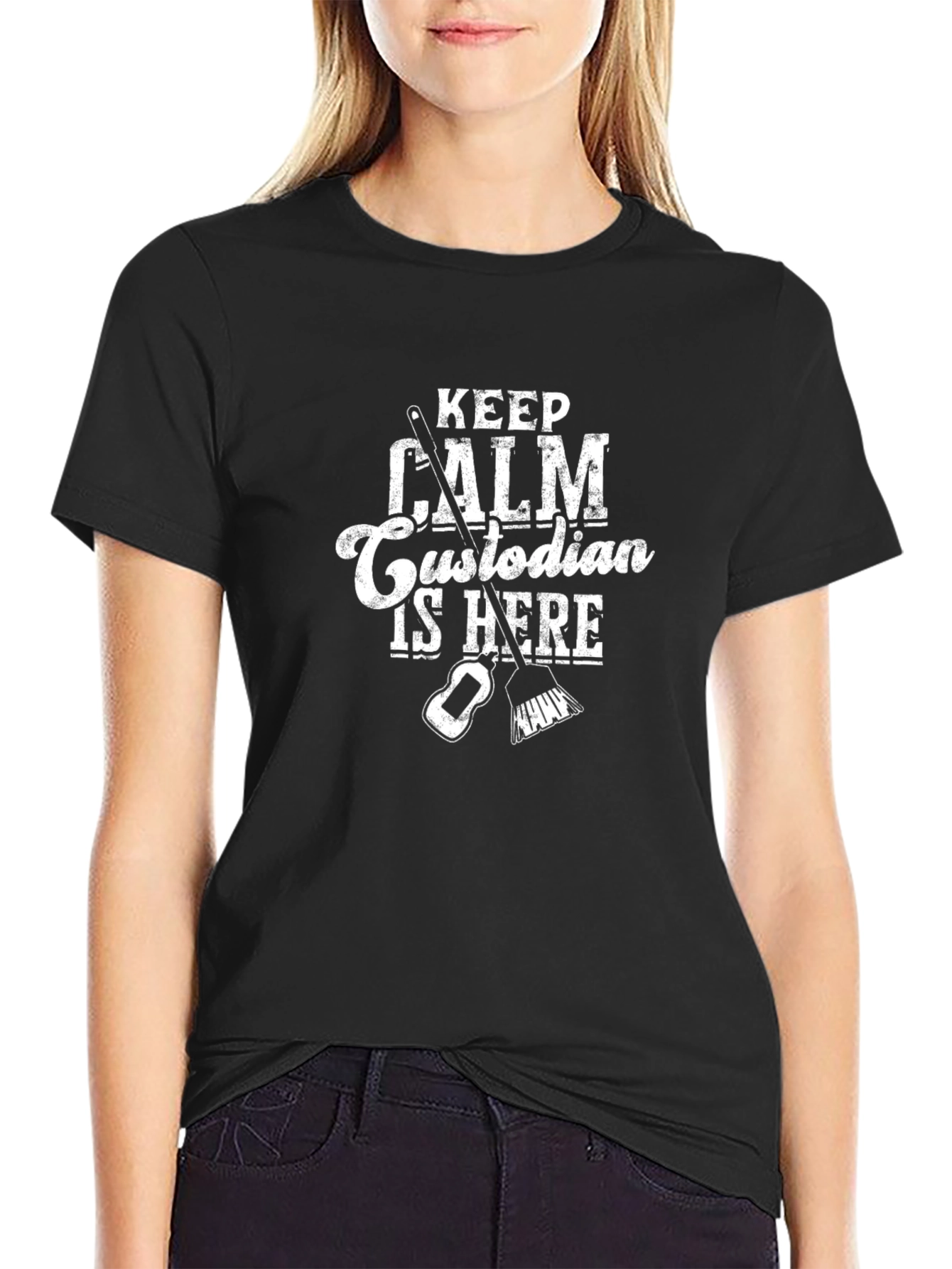 Keep Calm Custodian T-Shirt