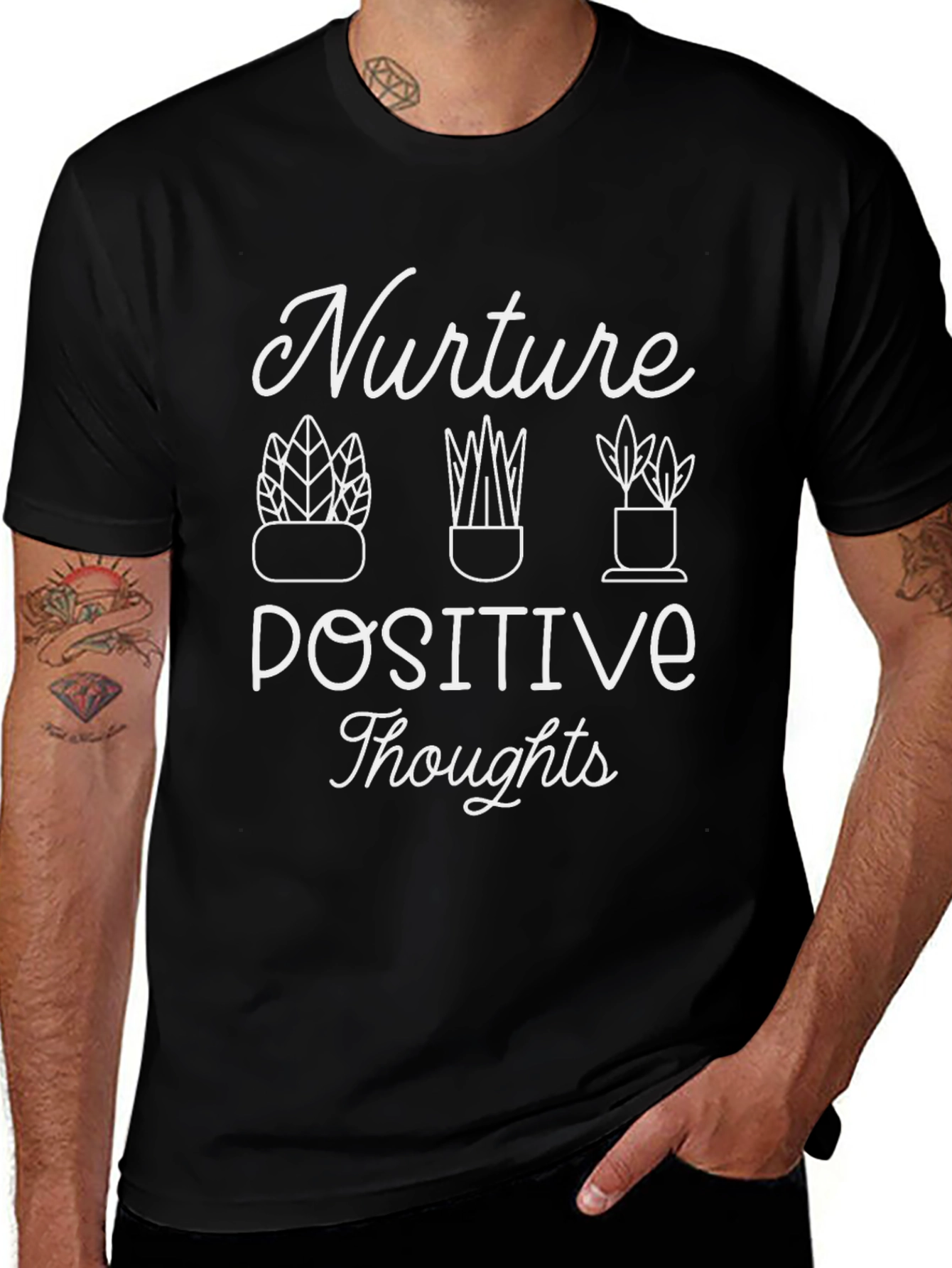 Nurture Positive Thoughts Graphic Tee
