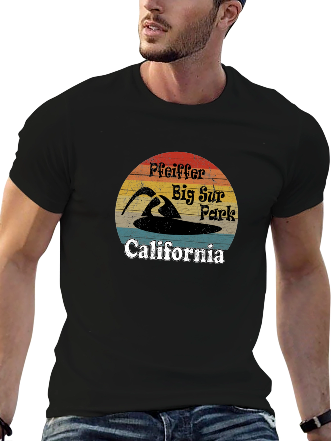 Pfeiffer Big Sur Park California Tee