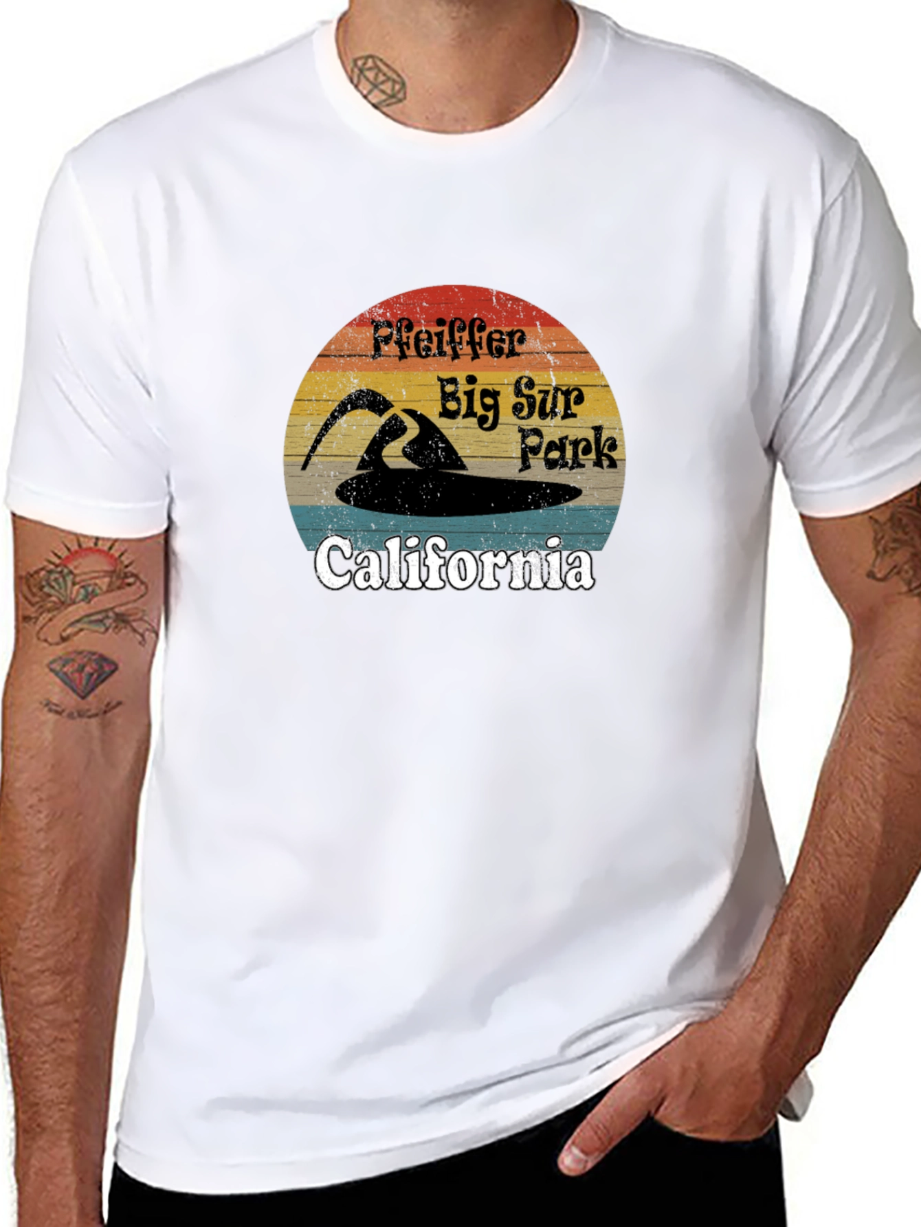 Pfeiffer Big Sur Park California Tee