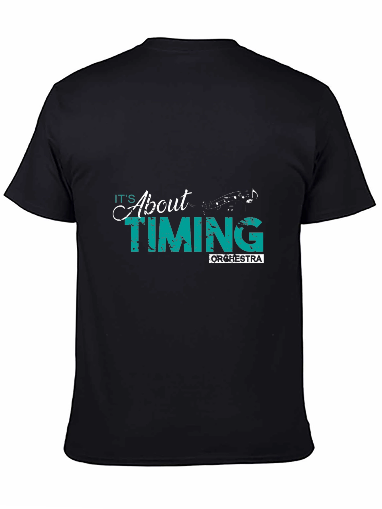 Its About Timing Orchestra Black T-Shirt