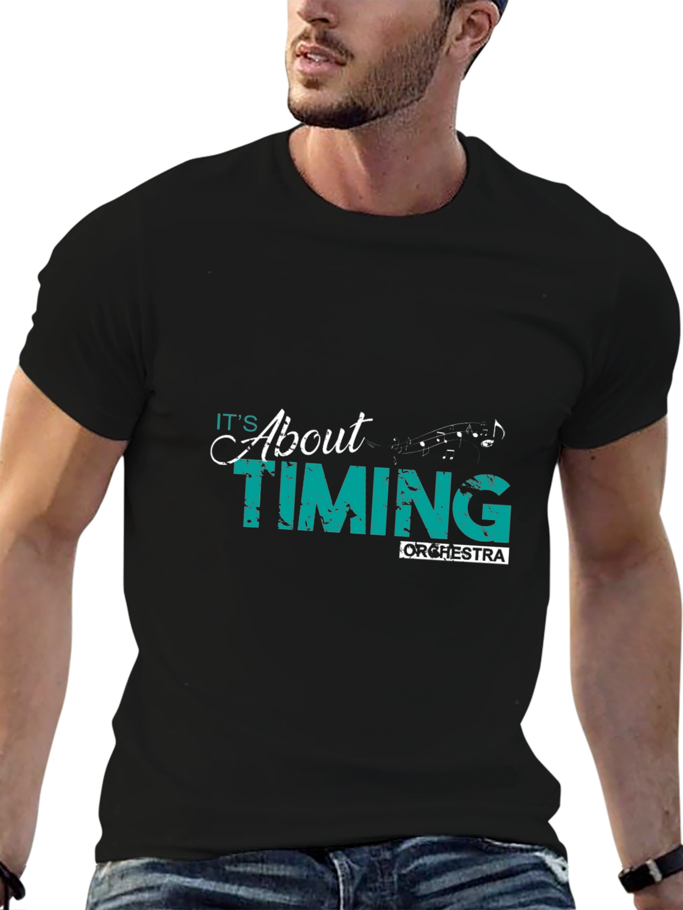 Its About Timing Orchestra Black T-Shirt