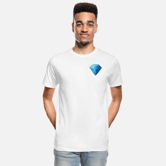 Elegant Blue Diamond Illustration