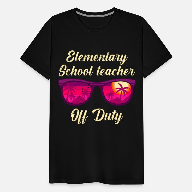 Elementary school class teacher off duty teacher