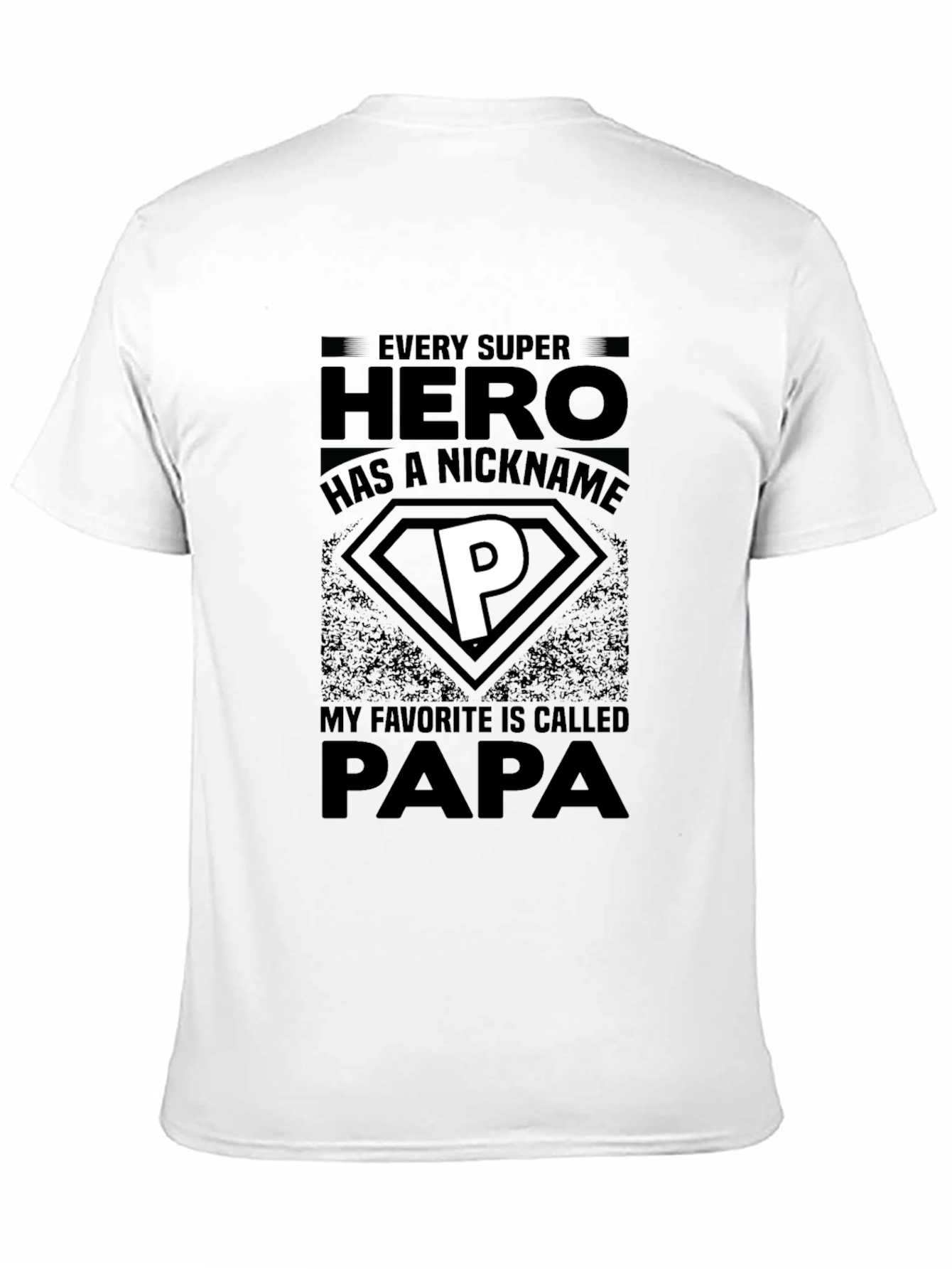 Super Hero Papa T-Shirt - Fathers Day Gift