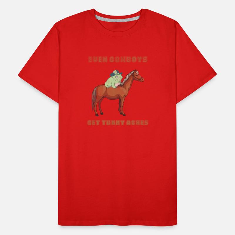 Even cowboys get tummy aches