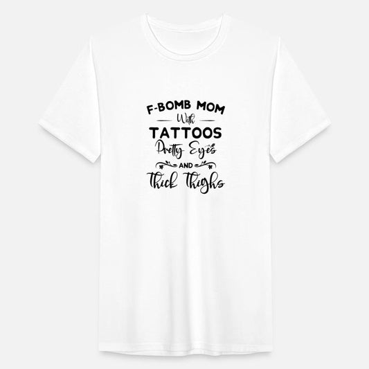 F-bomb mom with tattoos pretty eyes and thick thig