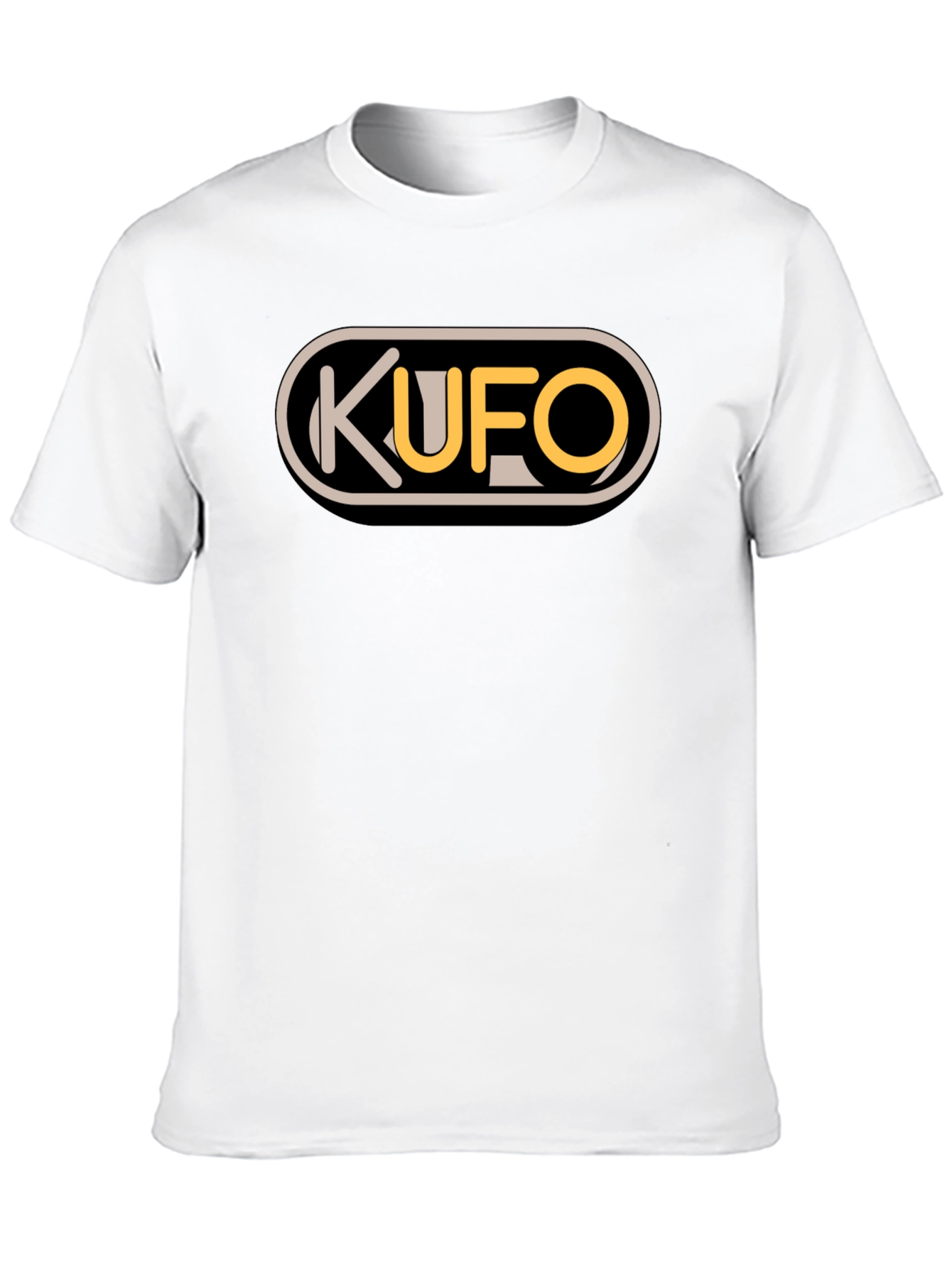 KUFO Graphic Tee - Classic Fit Black T-Shirt