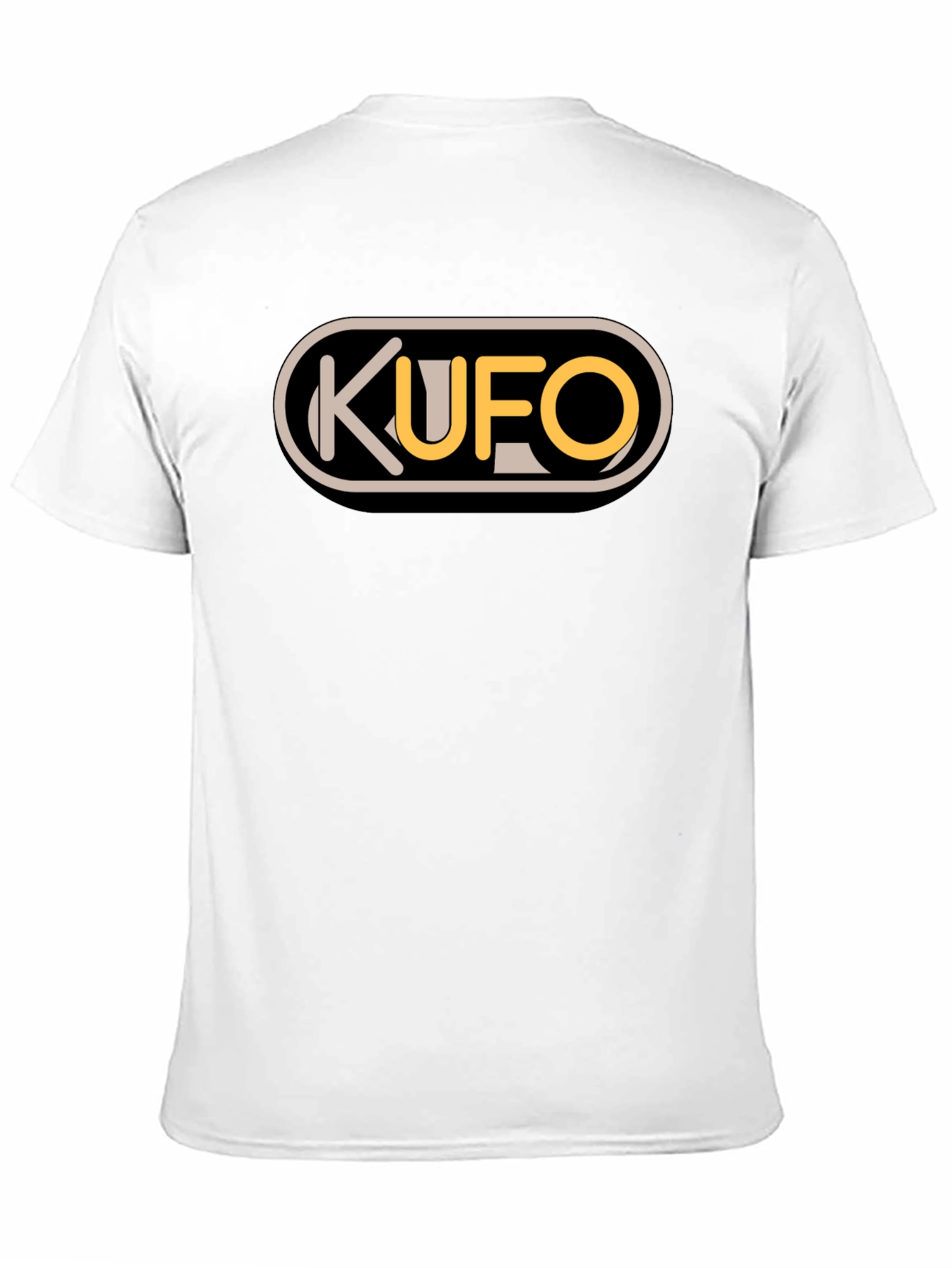 KUFO Graphic Tee - Classic Fit Black T-Shirt