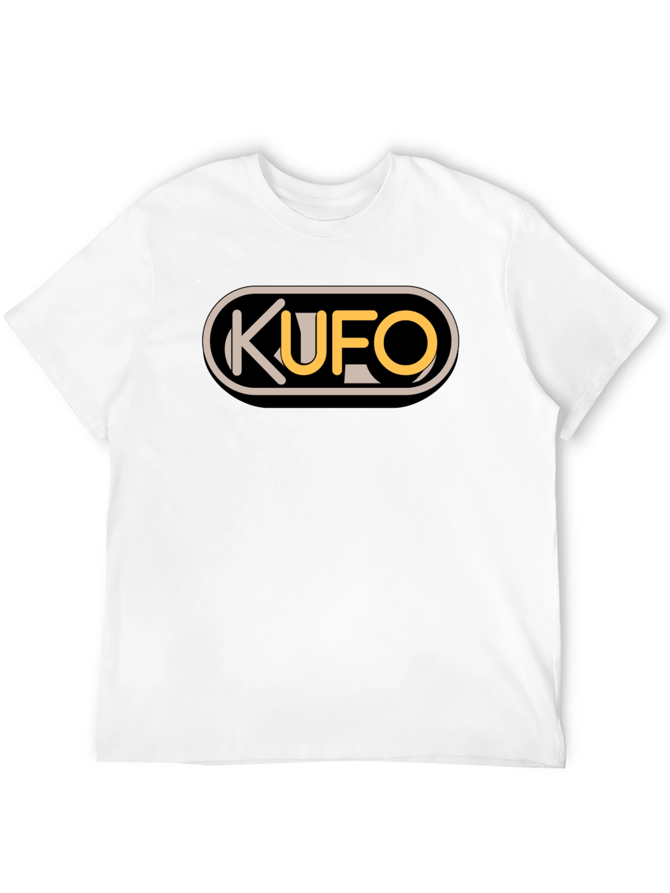 KUFO Graphic Tee - Classic Fit Black T-Shirt