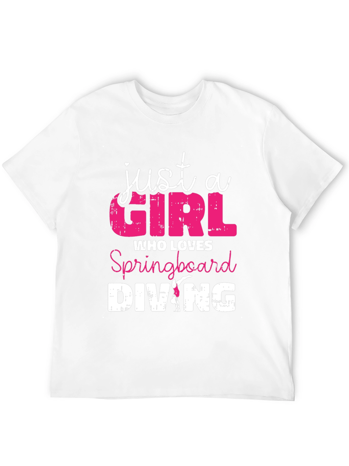 Just a Girl Who Loves Springboard Diving T-Shirt
