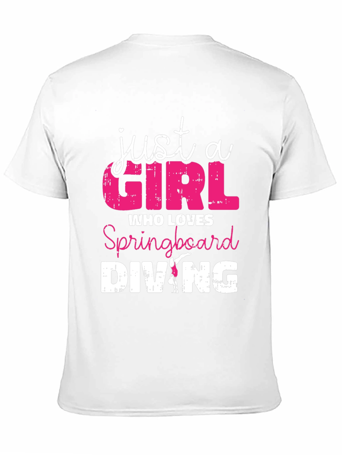 Just a Girl Who Loves Springboard Diving T-Shirt