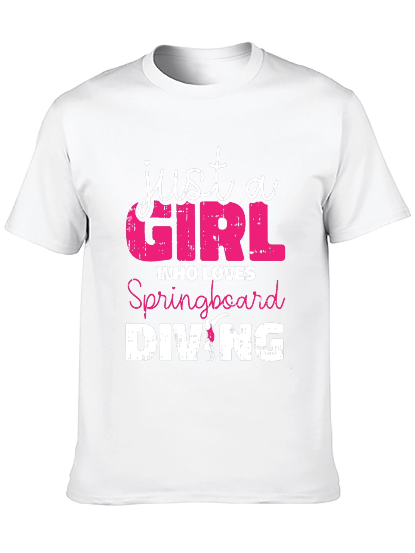 Just a Girl Who Loves Springboard Diving T-Shirt