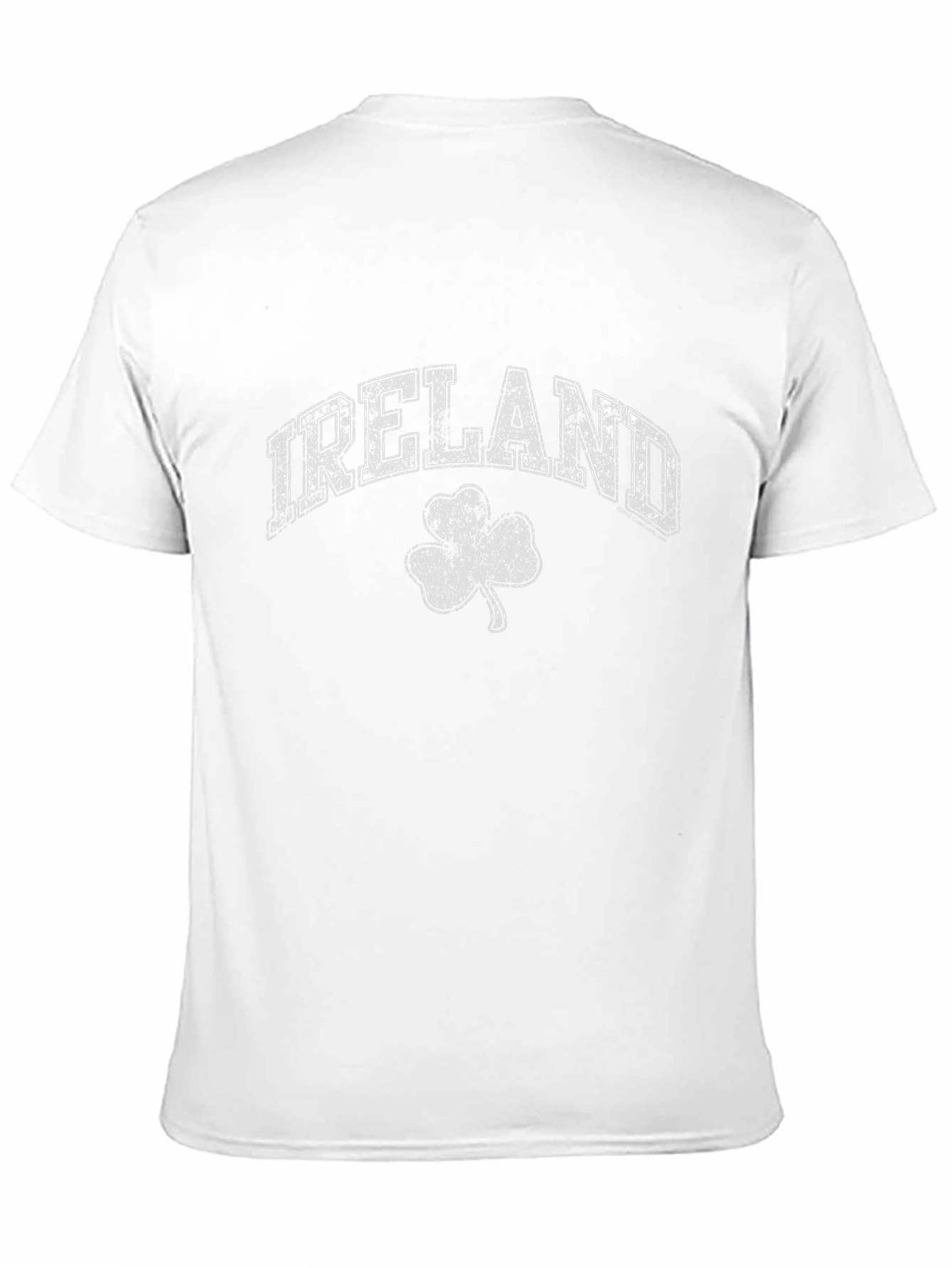 Ireland Shamrock Graphic T-Shirt - Distressed Print