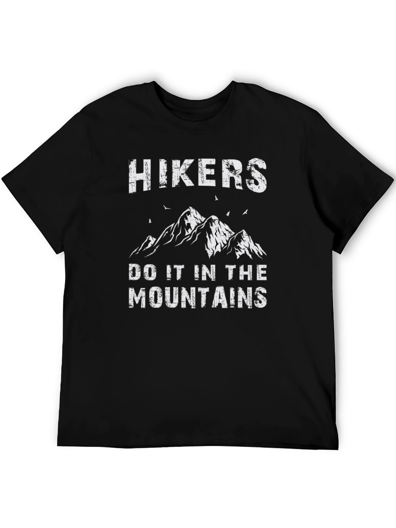 Hikers Do It In The Mountains Graphic T-Shirt