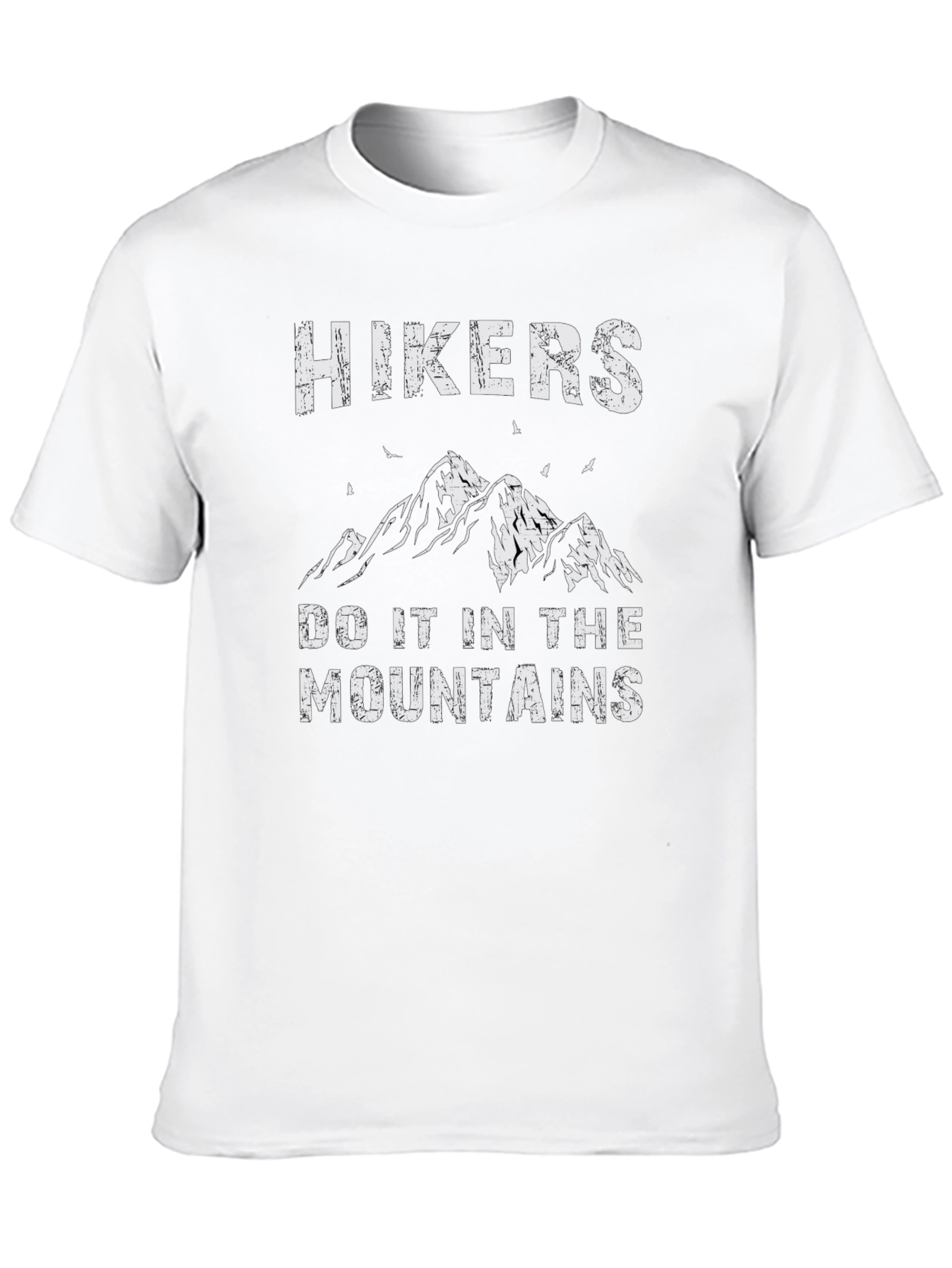 Hikers Do It In The Mountains Graphic T-Shirt