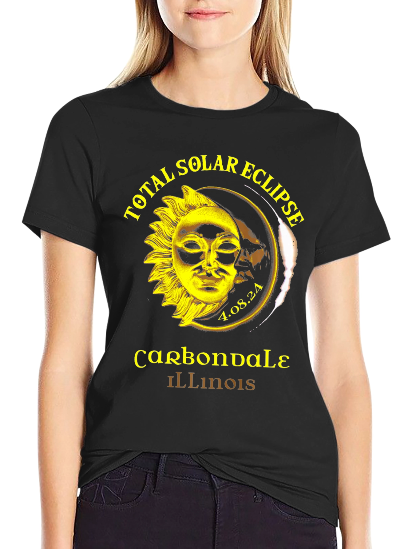 Total Solar Eclipse Carbondale Illinois T-Shirt