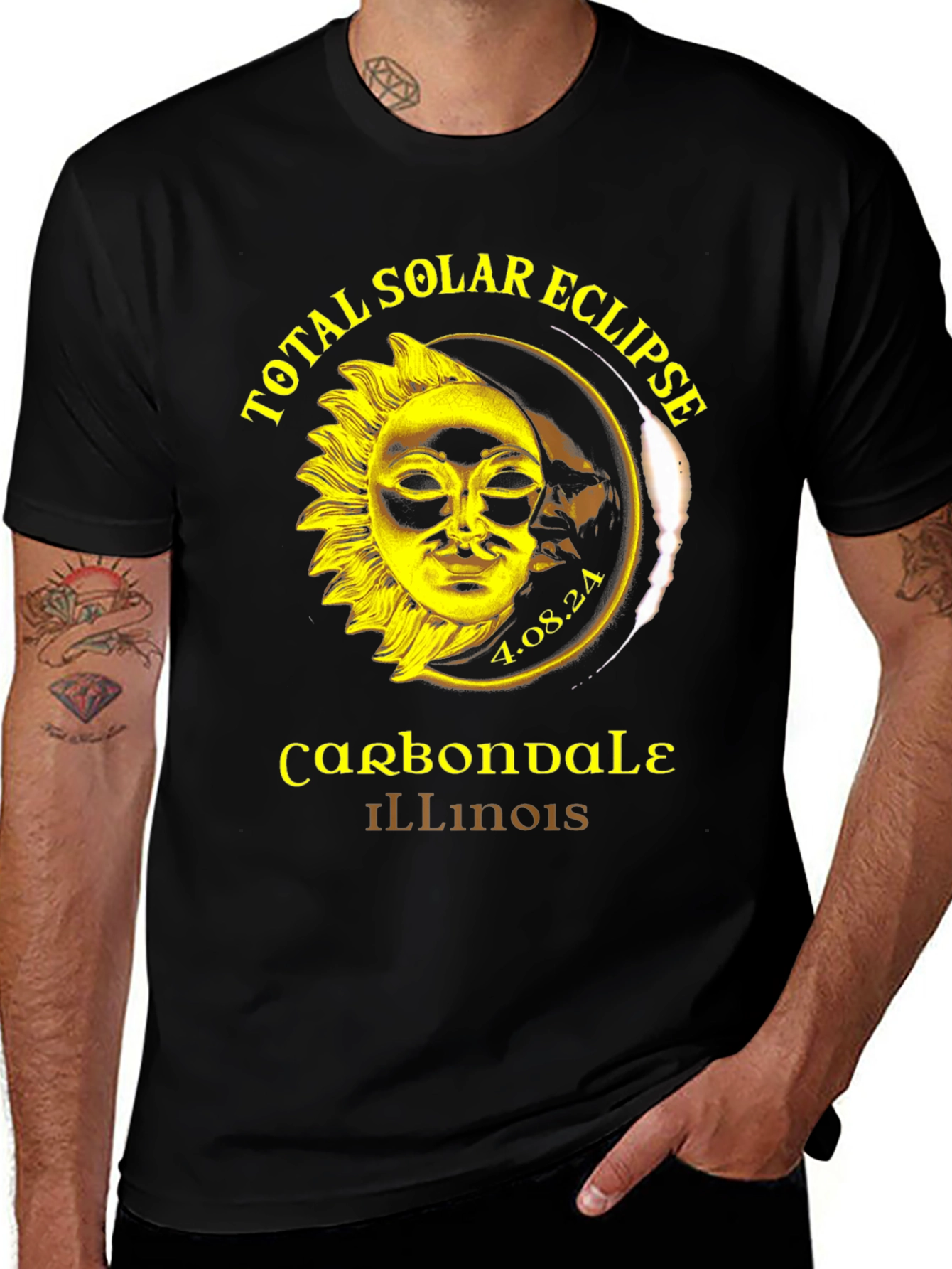 Total Solar Eclipse Carbondale Illinois T-Shirt