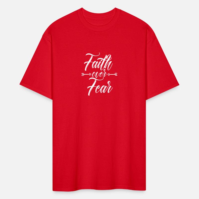 Faith Over Fear Jesus Christian Men Women Gift