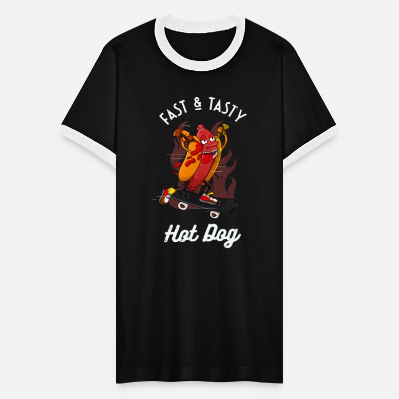 Fast & Tasty Hotdog Funny Skater Sausage