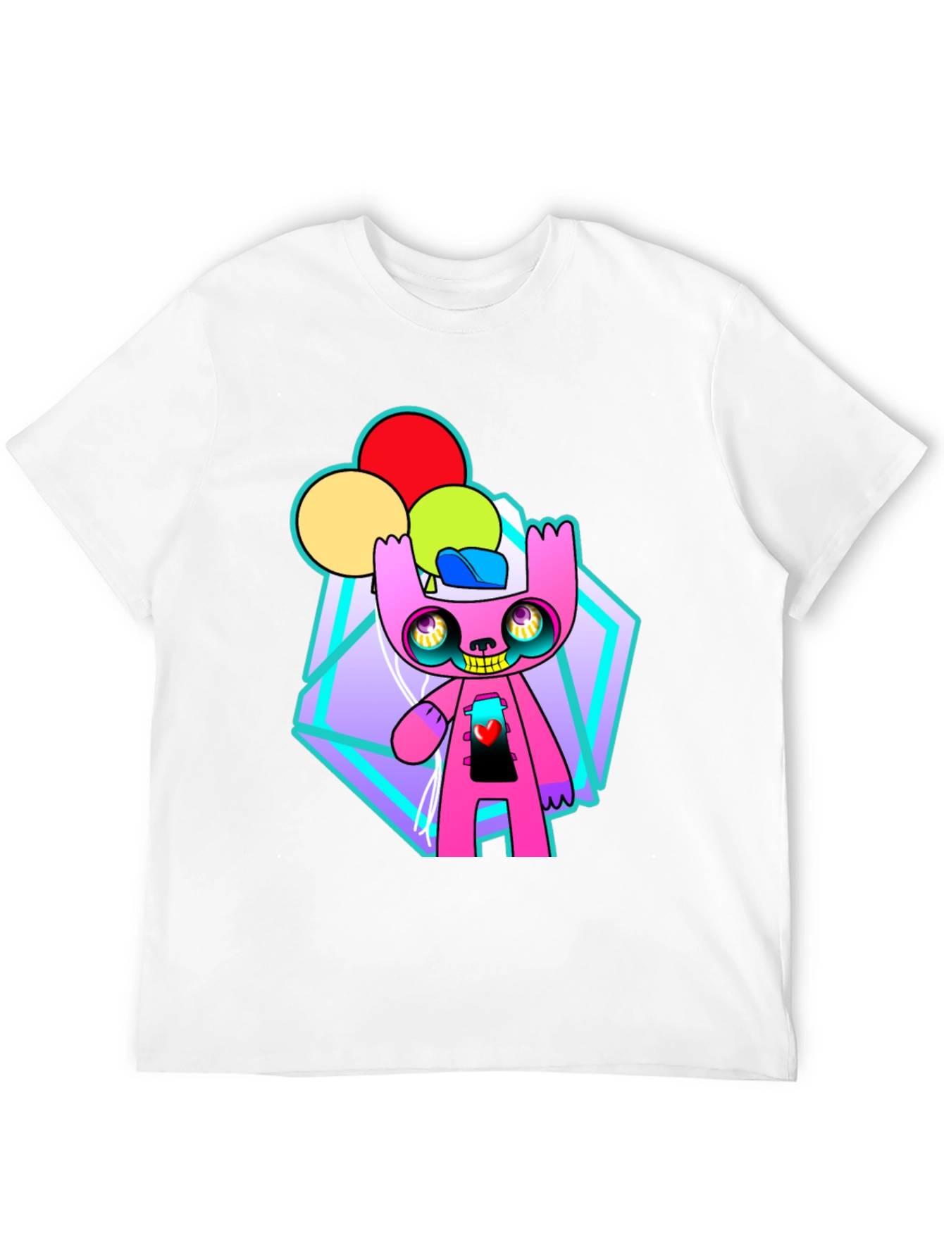Funky Cartoon Character Graphic Tee