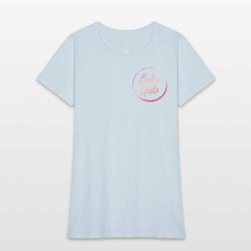 Feminist Shirt, Babes Unite Pocket Print