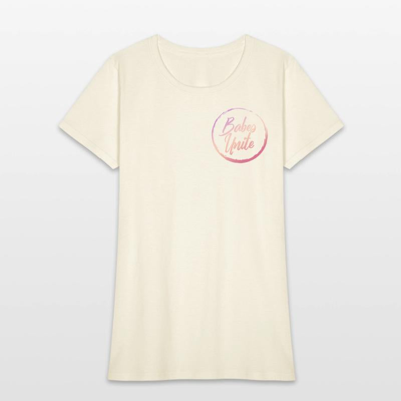 Feminist Shirt, Babes Unite Pocket Print