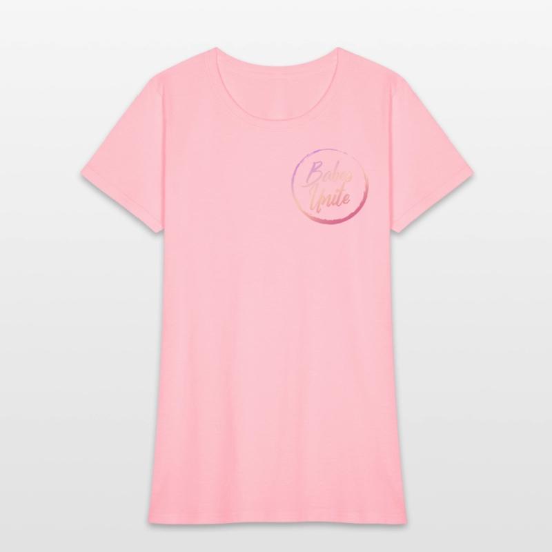 Feminist Shirt, Babes Unite Pocket Print